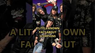 A LITTLEKNOWN FACT ABOUT SCORPIONS shorts scorpions rock [upl. by Ellswerth]