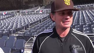 Blink 182s Tom DeLonge discussed his Padres fandom amp All The Small Things played during NLDS [upl. by Annaeiluj]