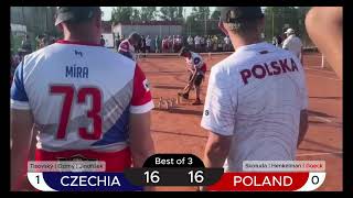 CZECHIA vs POLAND  Mölkky European Championship 2024 Nations Cup Semifinal [upl. by Fulmer]