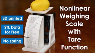 Nonlinear Weighing Scale with Tare Function [upl. by Tann811]