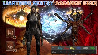 Diablo II Resurrected  Can Lightning Sentry Assassin challenge Uber Tristram [upl. by Gustafsson748]