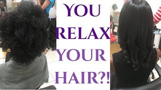 Issa Relaxer Blowout On Type 4 Natural Hair [upl. by Stanislaus]