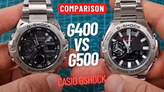 WHICH IS BETTER COMPARISON CASIO GSHOCK GSTB400 VS GSTB500 2021 VS 2022 MODELS [upl. by Hearn]