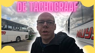 Waarvoor dient de tachograaf in de bus   Dag werken op de bus – Vlog 187 [upl. by Cousin]