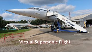 Full Concorde Experience Tour Brooklands Museum with Supersonic Simulation [upl. by Aneev]