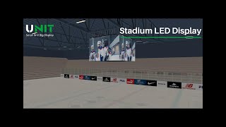 UNIT LED Screen Design Case  Stadium LED Display [upl. by Billy]