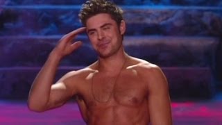 Shirtless Zac Efron at the MTV Movie Awards [upl. by Serrano]