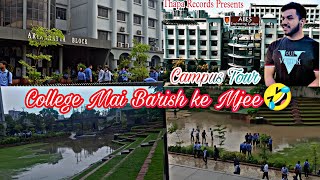 College Mai Barish ke Mjee🤣  ABES Engineering College Vlog Campus Tour funnyvlog vlog abesec [upl. by Itnahs]