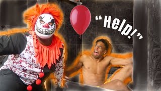 quotITquot Creepy Clown Prank On Brother [upl. by Veronique484]