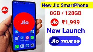 New Jio SmartPhone 8GB128GB Memory ⚡ ₹1999  New Launch Jio True 5G SmartPhone [upl. by Adnohsed]