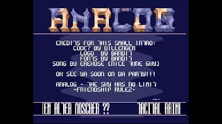 Analog  Party Invitation 1993 Amiga Intro [upl. by Raknahs]