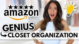 23 GENIUS Closet Organization Items from AMAZON [upl. by Anora]