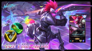 Wild Rift HECARIM  TOP 1 Arcade Hecarim S13 Ranked Gameplay  Build [upl. by Vincelette]