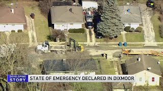 State of emergency declared in Dixmoor after more water main breaks [upl. by Ecadnarb90]