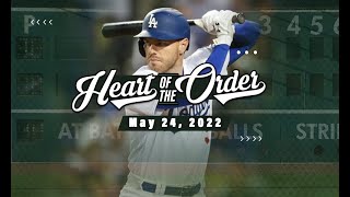 Yahoo Fantasy Baseball  MLB DFS Heart Of The Order May 24 Freddie Freeman Anchors Dodgers [upl. by Ardiekal]