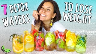 7 DETOX WATERS FOR WEIGHT LOSS💦Yovana [upl. by Gwenore]