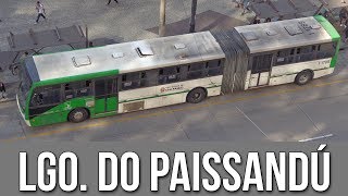 Largo do Paissandú  Movimentação de Ônibus 72 [upl. by Ecnarwal]