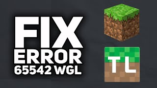 How To Fix Minecraft TLauncher OpenGL Error  2023 Easy [upl. by Annaujat]