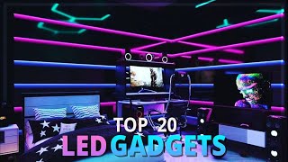 TOP 20 LED GADGETS FÜR DEIN GAMING ZIMMERSETUP  vectix [upl. by Shishko]