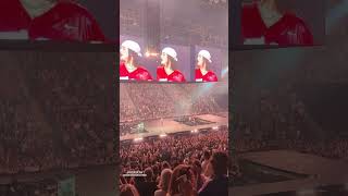 Billie Eilish Hit Me Hard And Soft Tour Day 1 Billie talks to cheering crowd [upl. by Artima446]