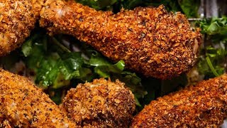 CRUNCHY Crumbed Chicken Drumsticks [upl. by Lig]