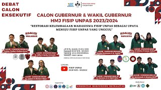 Debat Calon Gubernur amp Wakil Gubernur HMJ FISIP UNPAS  PEMIRA 2023 [upl. by Hakaber806]