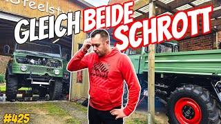 KAPUTT gefahren  Schaden am UNIMOG und DEUTZ 😩 Gerhard läuft nicht  vlog 425 [upl. by Barr]