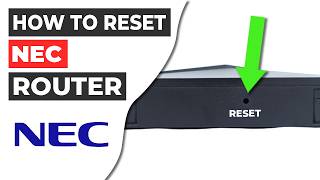 🔁 How to Reset NEC router to factory settings [upl. by Marquis]