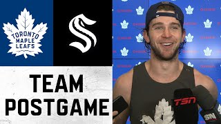 Maple Leafs Media Availability  Postgame vs Seattle Kraken  October 31 2024 [upl. by Ayekram]