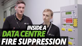 INSIDE a DATA CENTRE  Fire Suppression [upl. by Anastase]