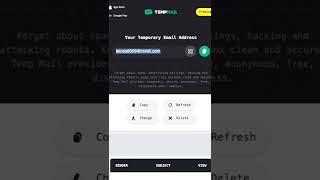 Create Temporary Email Address⚡Useful for Stopping SPAM amp Robots shorts [upl. by Mila]