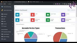 Internet Banking System in PHP with Source Code  CodeAstro [upl. by Noswal]