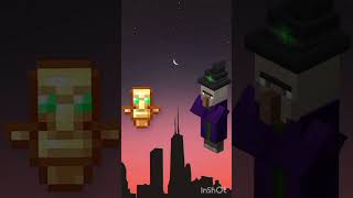 Totem vs all Minecraft mob and mutan minecraft wither creepypastaedit shortvideo [upl. by Oehsen]