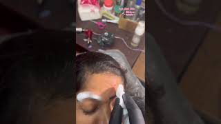 eyebrow tatto viralvideo trending eyebrows tattoowriters [upl. by Nirej140]