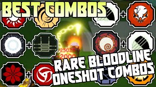 The BEST Combos For EVERY RARE Bloodline In Shindo Life  Shindo Life Combos [upl. by Nialb253]