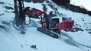 Sandvik Ranger DX800i drilling 4K [upl. by Lilas841]