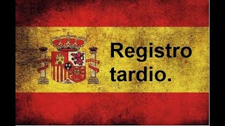 Primeiros passos da nacionalidade  cidadania espanhola pelo REGISTRO TARDIO [upl. by Adnarram]