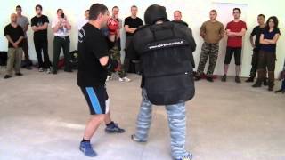 Application of striking in the Russian Martial Art IZVOR [upl. by Rosina]