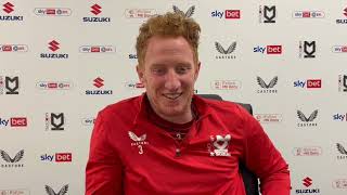 PRESS CONFERENCE Dean Lewington on his return to action [upl. by Balbur]