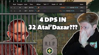 How the FASTEST 32 Atal’Dazar Was Timed Abusing 4 DPS [upl. by Baggs]