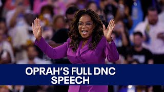 2024 DNC Oprah Winfreys full speech at Democratic National Convention  KTVU [upl. by Sabella]