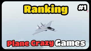 Ranking Plane Crazy Games [upl. by Eeroc]