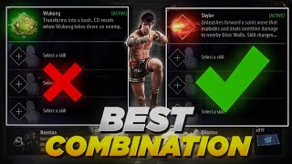 Best  Clash Squad  Skill Combination  New Character Combination in free fire   After update [upl. by Linehan]