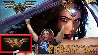 Wonder Woman ComicCon Trailer Reaction [upl. by Fesoj609]