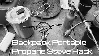 Cold Weather Cooking Made Easy Backpack Portable Propane Stove Review [upl. by Remliw788]