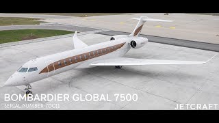 Bombardier Global 7500 sn 70011 [upl. by Reffinnej]