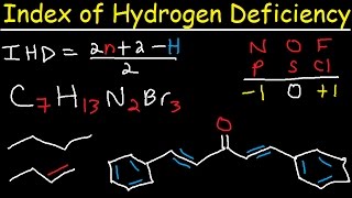 Degree of Unsaturation  Index of Hydroden Deficiency IHD [upl. by Illac]