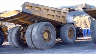 Cat 789B Haul Truck Cold Start [upl. by Arotal323]