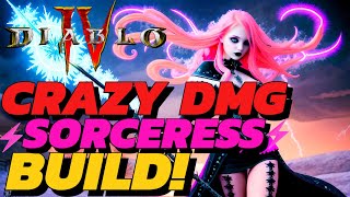 Diablo 4  INSANELY High DMG Sorcerer BUILD  ENDGAME Speed LVL [upl. by Thomasin]