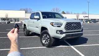 NEW Toyota Tacoma TRD Offroad 6 Speed Manual Start Up Test Drive Walkaround POV and Review [upl. by Eisor651]